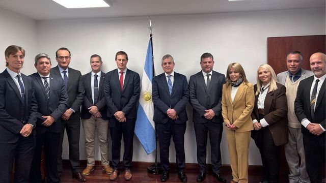 Leiva con la nueva conducción Colegio de Jueces de Concepción
