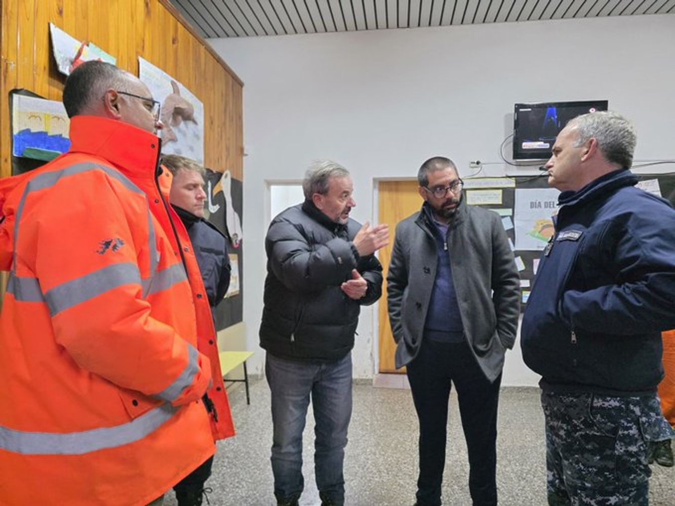 Se hicieron sentir las consecuencias del temporal en Coronel Rosales. 