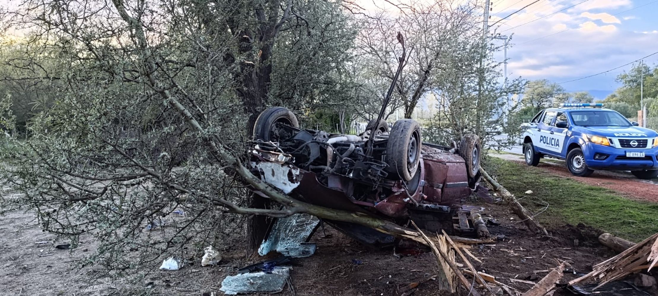 El vuelco se registró en la Ruta E-88.