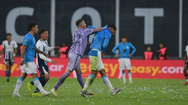 Guido Herrera y Lucas Passerini, dos de las figuras en el clásico, expulsados al final del Talleres-Belgrano.
