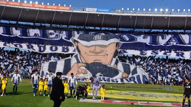 El recibimiento a Talleres.