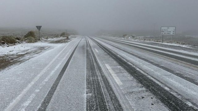 Nieve en las Altas Cumbres.