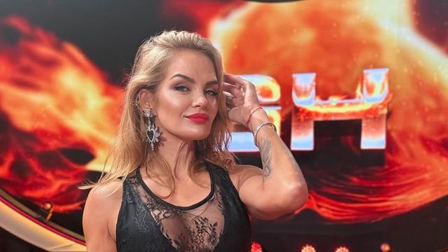Eliana Guercio arrasó con un look urbano de jean más musculosa de encaje y marcó tendencia en Gran Hermano