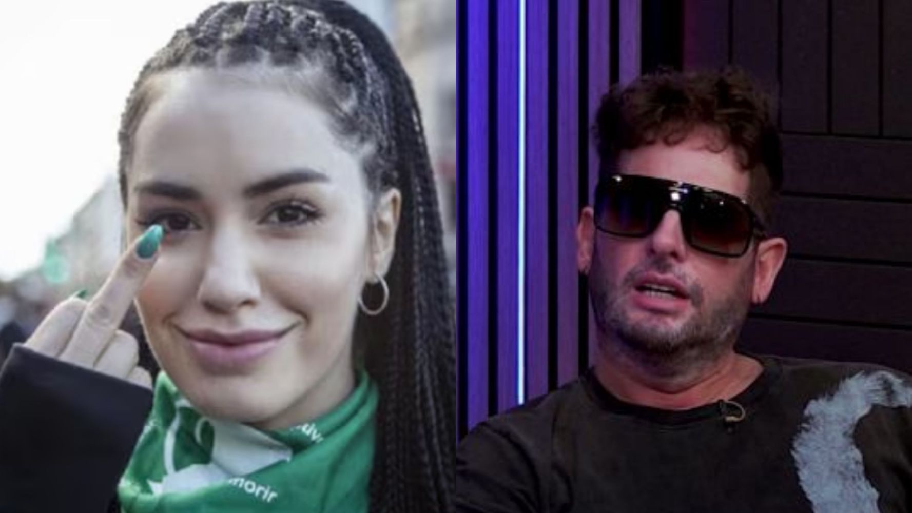 El cantante apuntó contra la artista y generó revuelo en las redes sociales.