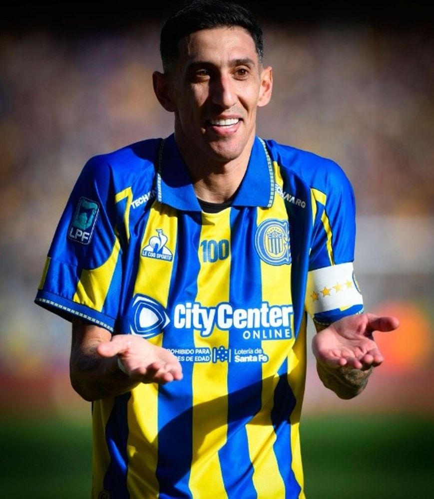 Ángel Di María celebró con el Six-Seven