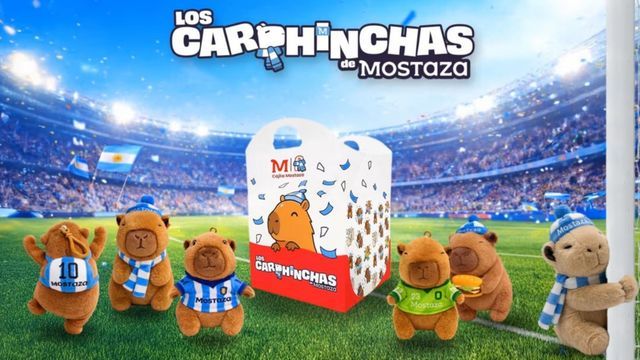 Mostaza lanzó una cajita del Mundial 2026: cómo son los 6 "carphinchas" coleccionables, cuánto cuesta el combo y dónde se consigue