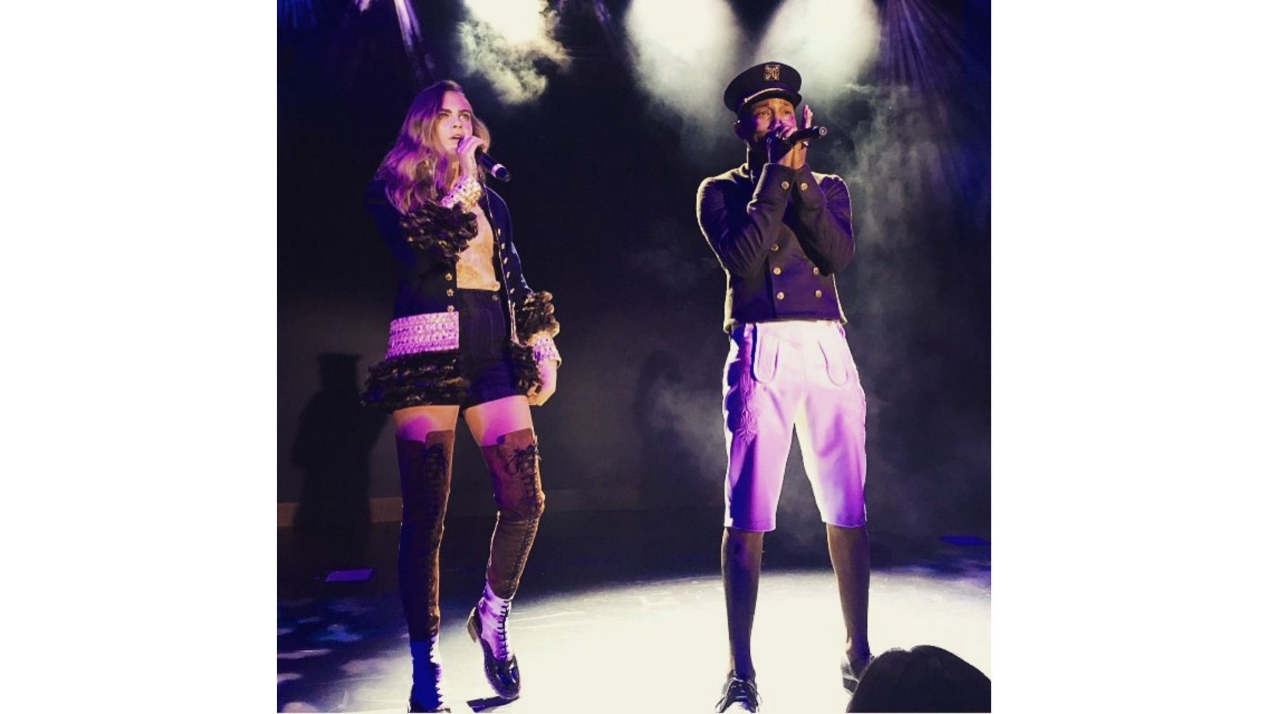 Cara Delevingne sigue trabajando en su faceta como cantante.