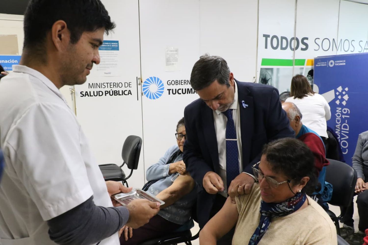 Medina Ruiz valoró la jornada masiva de vacunación en el Nodo 107 durante el fin de semana.