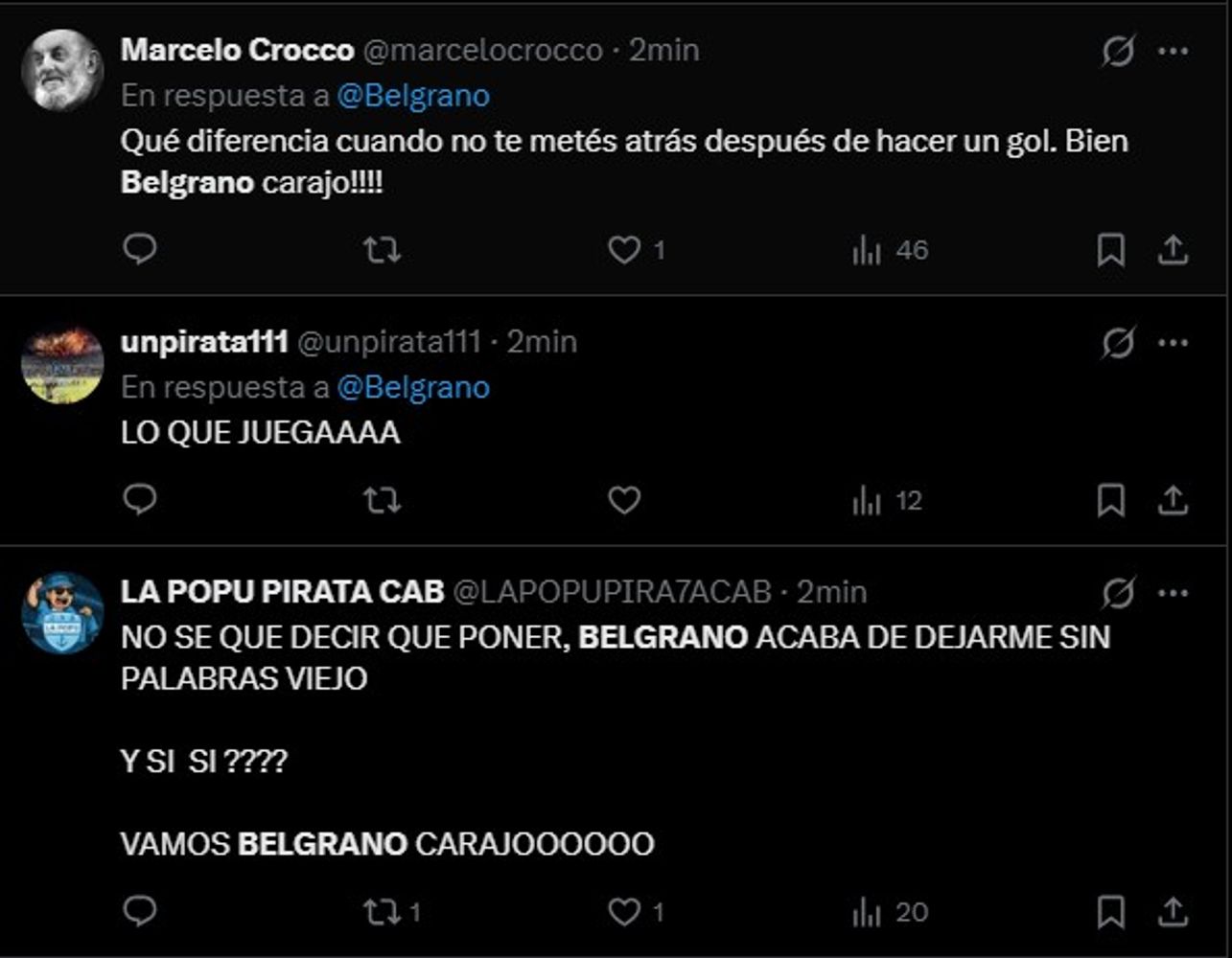 Los hinchas festejaron en las redes sociales.