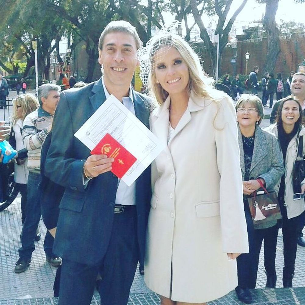 Belén Giménez y René Bertrand