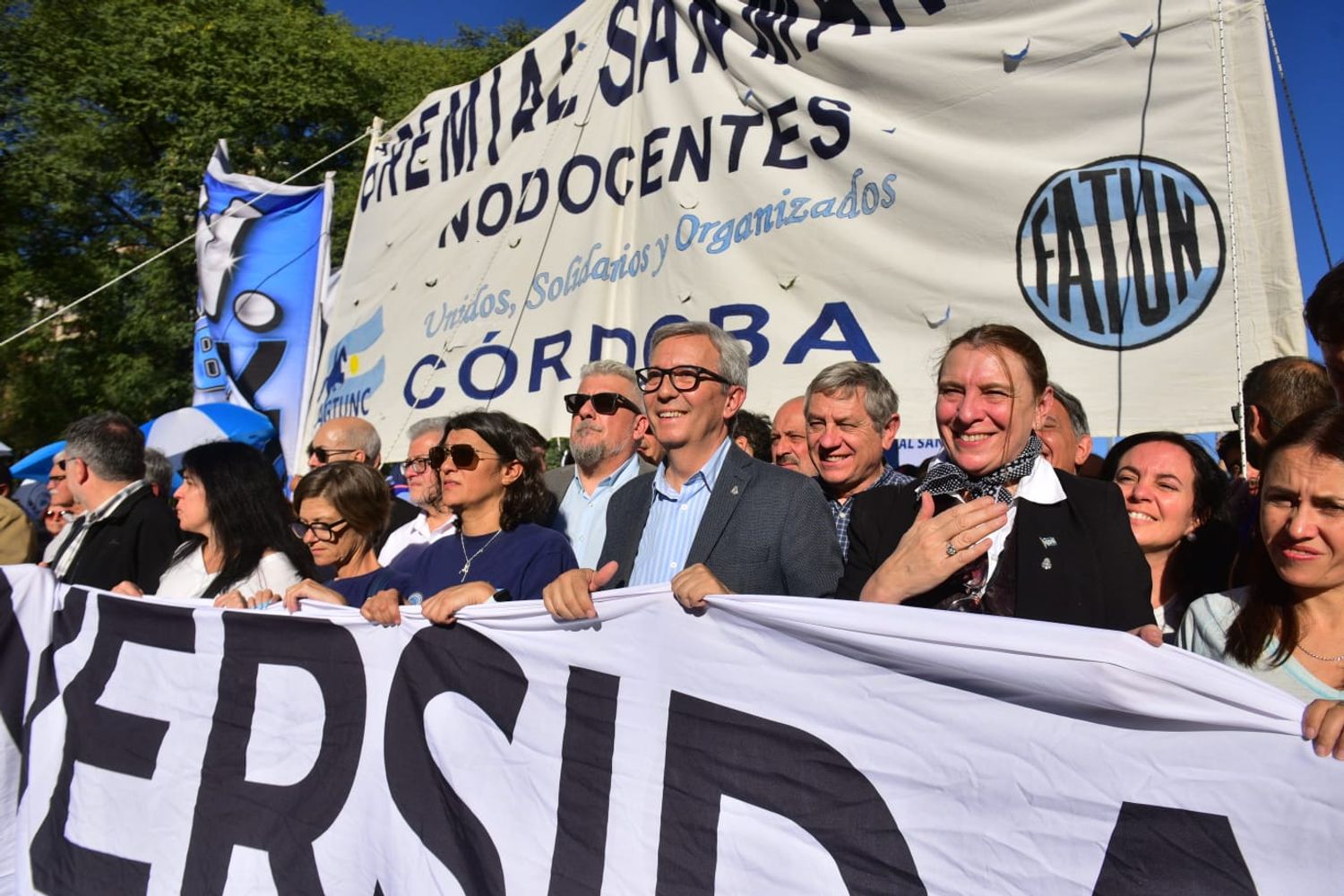 Marcha universitaria en Córdoba.