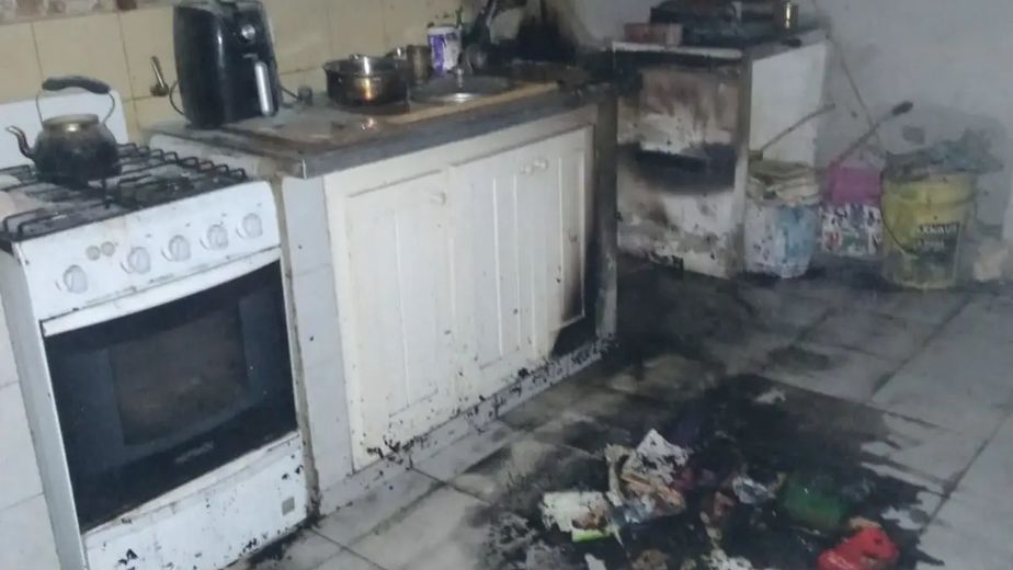 Un desperfecto en un calefón desató un incendio en Bialet Massé