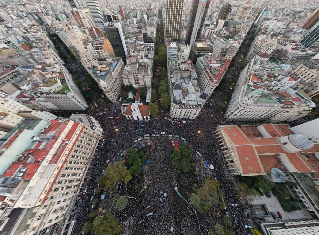 Marcha universitaria.