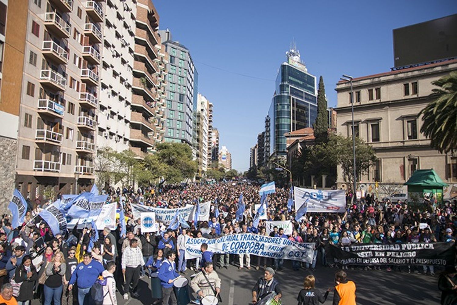 Una nueva Marcha Federal Universitaria en Córdoba.