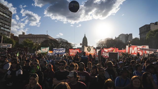Marcha universitaria.