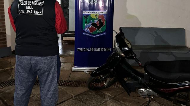 Recuperaron una moto robada en Posadas: compró "de buena fe" por $15 mil y cuotas de $2 mil.