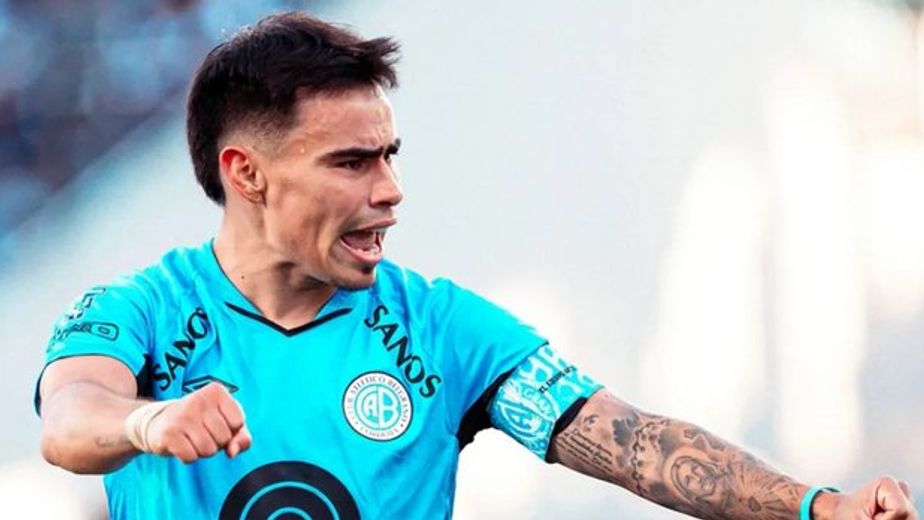 Emociones fuertes para Lucas Zelarayán, la figura de Belgrano, tras ganarle el clásico a Talleres.