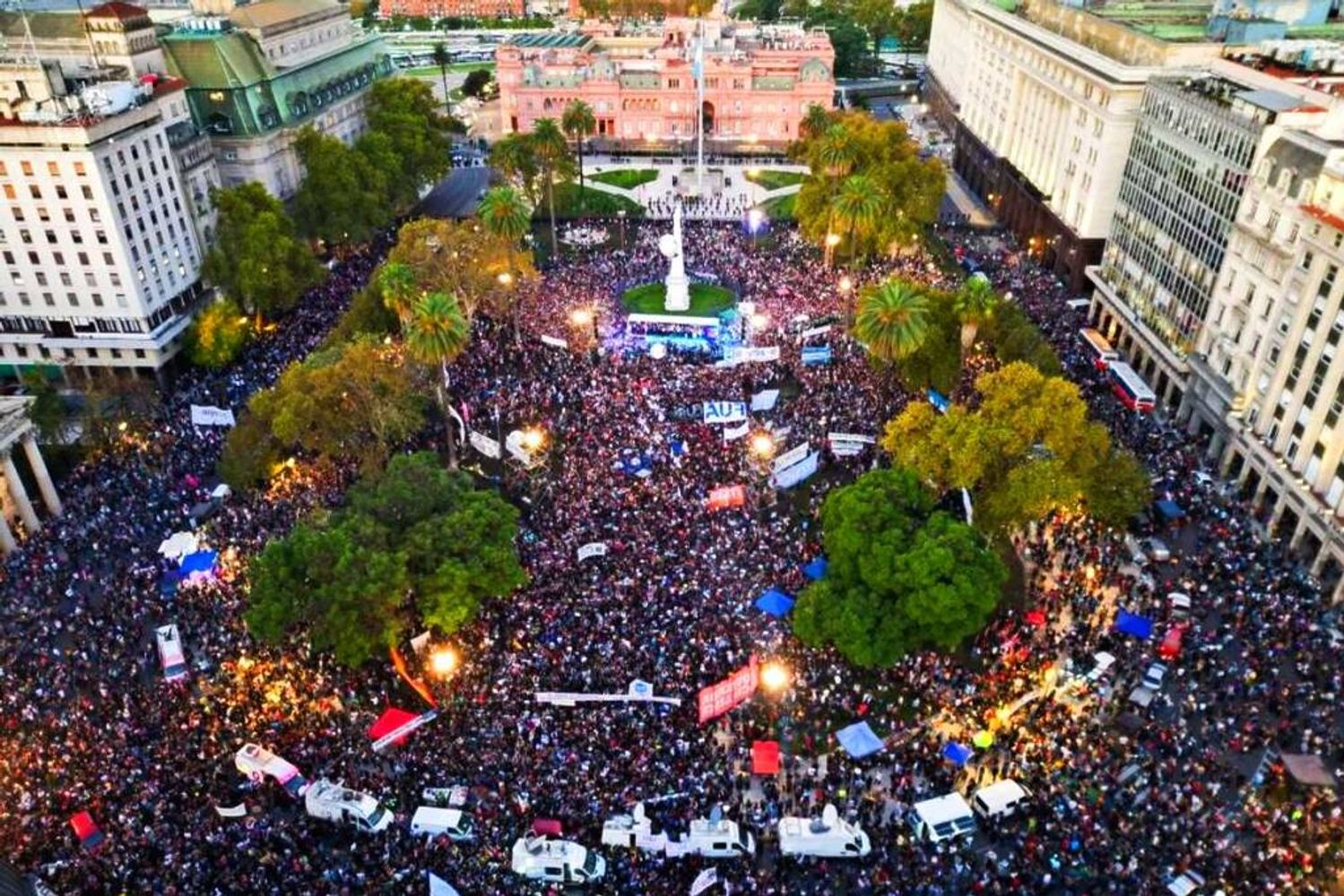 Marcha universitaria.