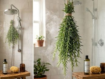 El truco natural con solo una rama de romero que transforma tu baño y es ideal para el invierno 2026