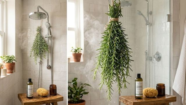 Romero en la ducha: el truco natural que transforma tu baño y es ideal para el invierno 2026
