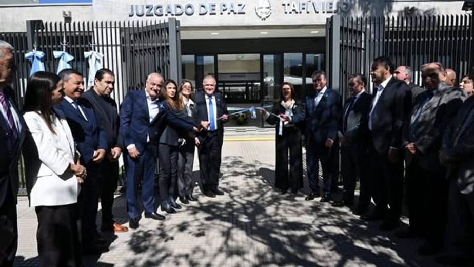 Jaldo encabezó la puesta en funcionamiento del nuevo Juzgado de Paz de Tafí Viejo