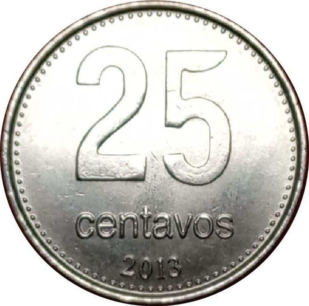 Monedas de 25 centavos