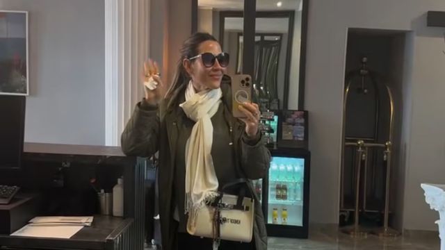 Jimena Barón de vacaciones en Europa.