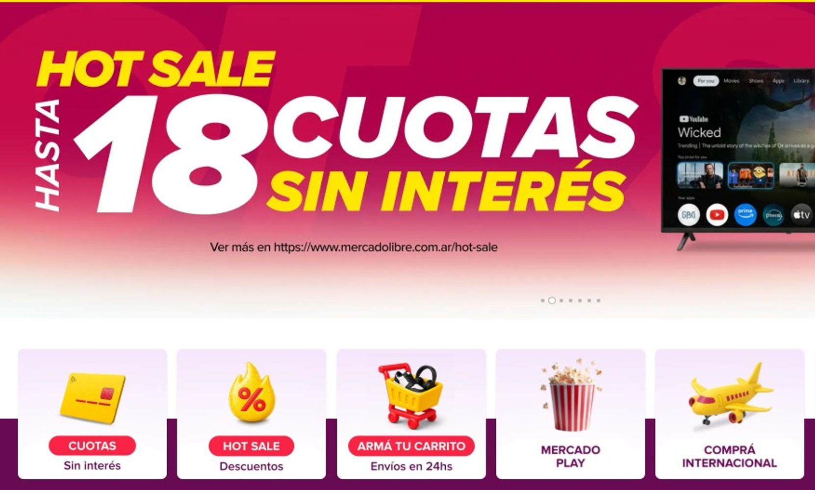 Hot Sal en Mercado Libre 