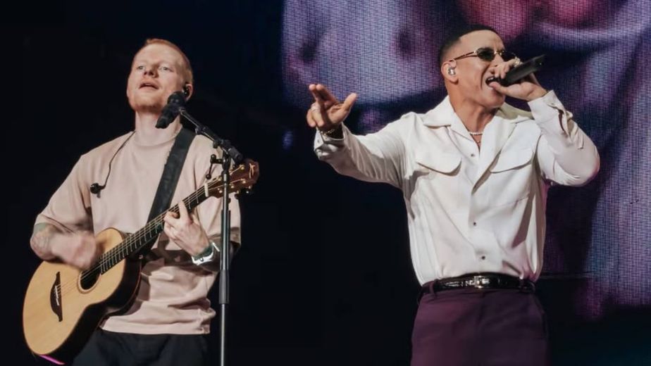 Daddy Yankee apareció de sorpresa en el show de Ed Sheeran.