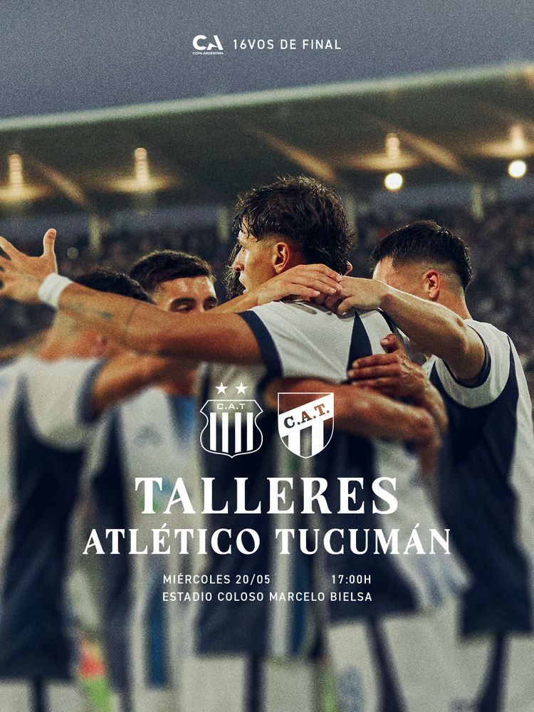 Talleres ya tiene todo confirmado para jugar con Atlético Tucumán por Copa Argentina.