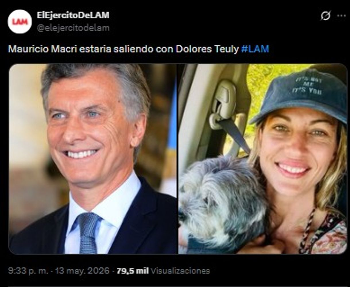Nueva pareja de Mauricio Macri