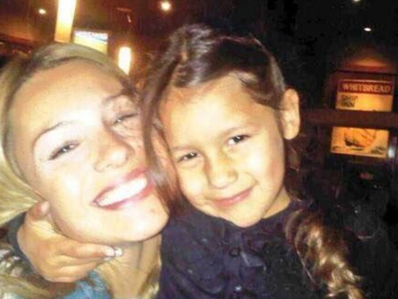 Pampita y su hija Blanca