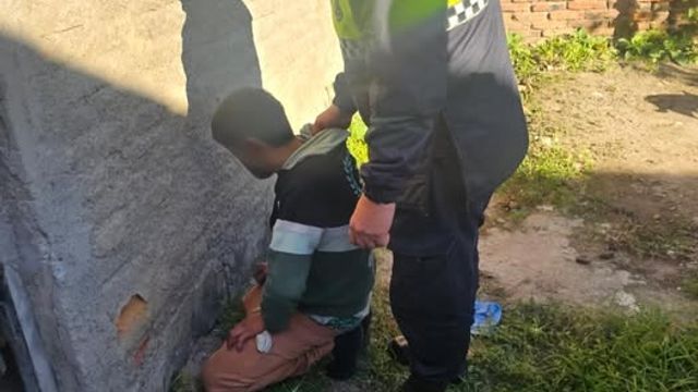 El joven aprehendido quedó a disposición de la Justicia.

