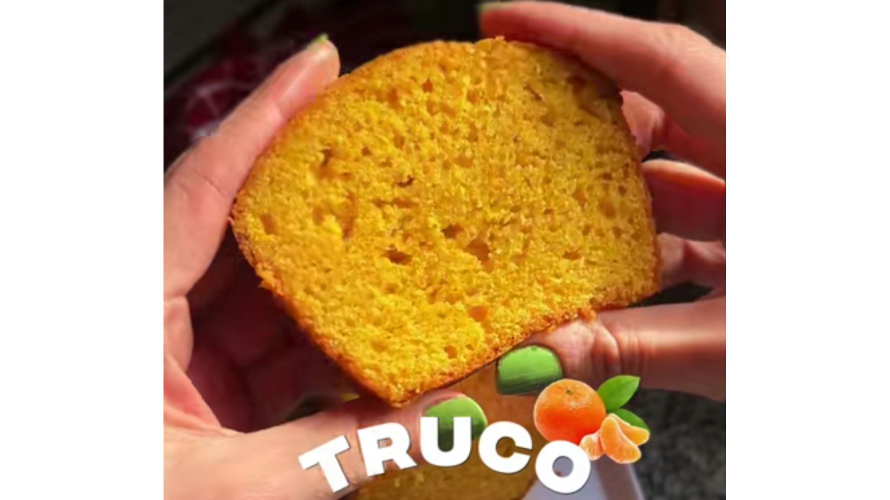 Así queda por dentro este budín.