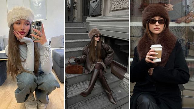 El gorro peludo estilo ruso es la tendencia inesperada que arrasa este otoño invierno 2026 en Argentina