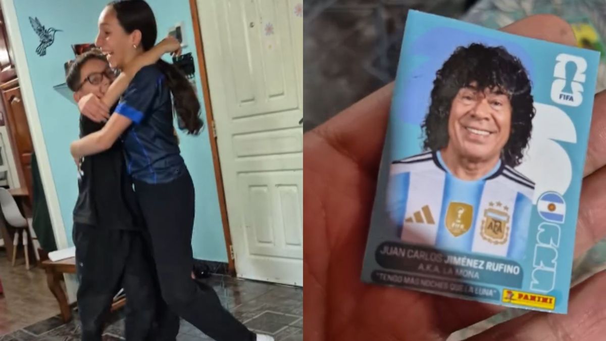 Me tocó La Mona Jiménez: el video de un nene que festejó como si fuera Messi