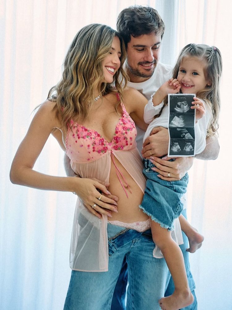 Stephie Demner y Guido Pella, papás otra vez