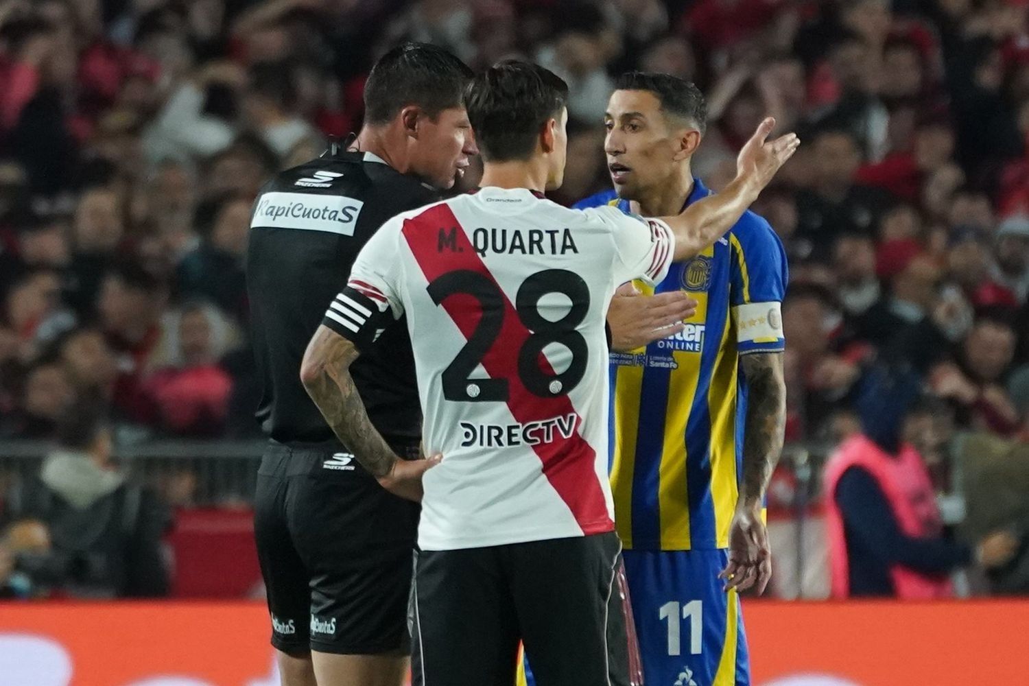 El partido aparte que jugó Ángel Di María contra River.