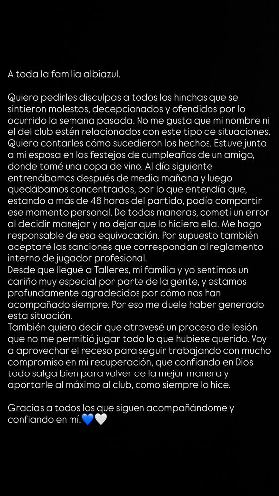 Mensaje de Diego Valoyes.