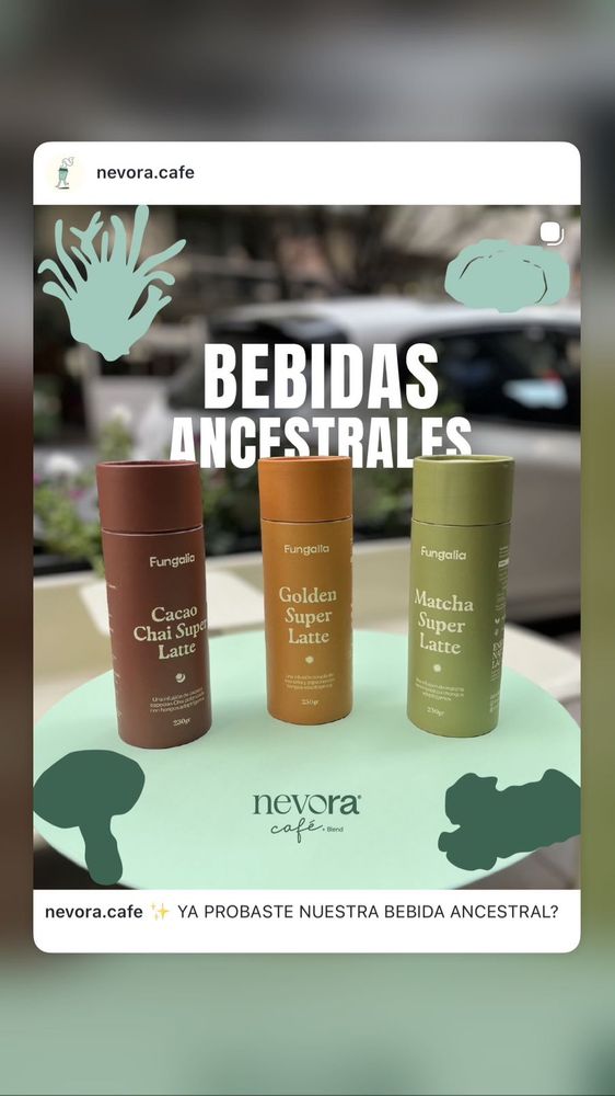 Las bebidas con hongos adaptógenos.