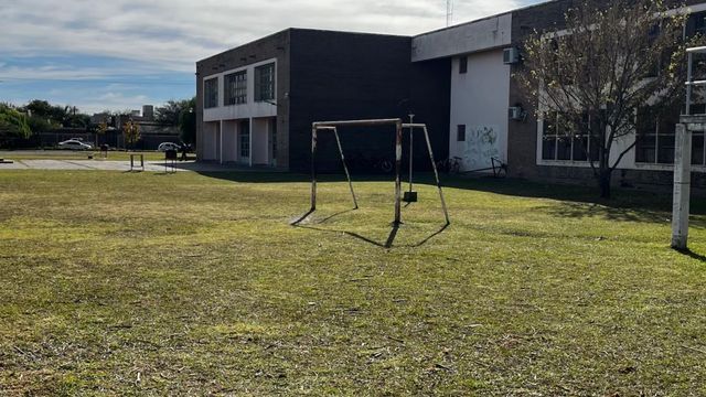 El patio donde empezó la tragedia de Jesús María.