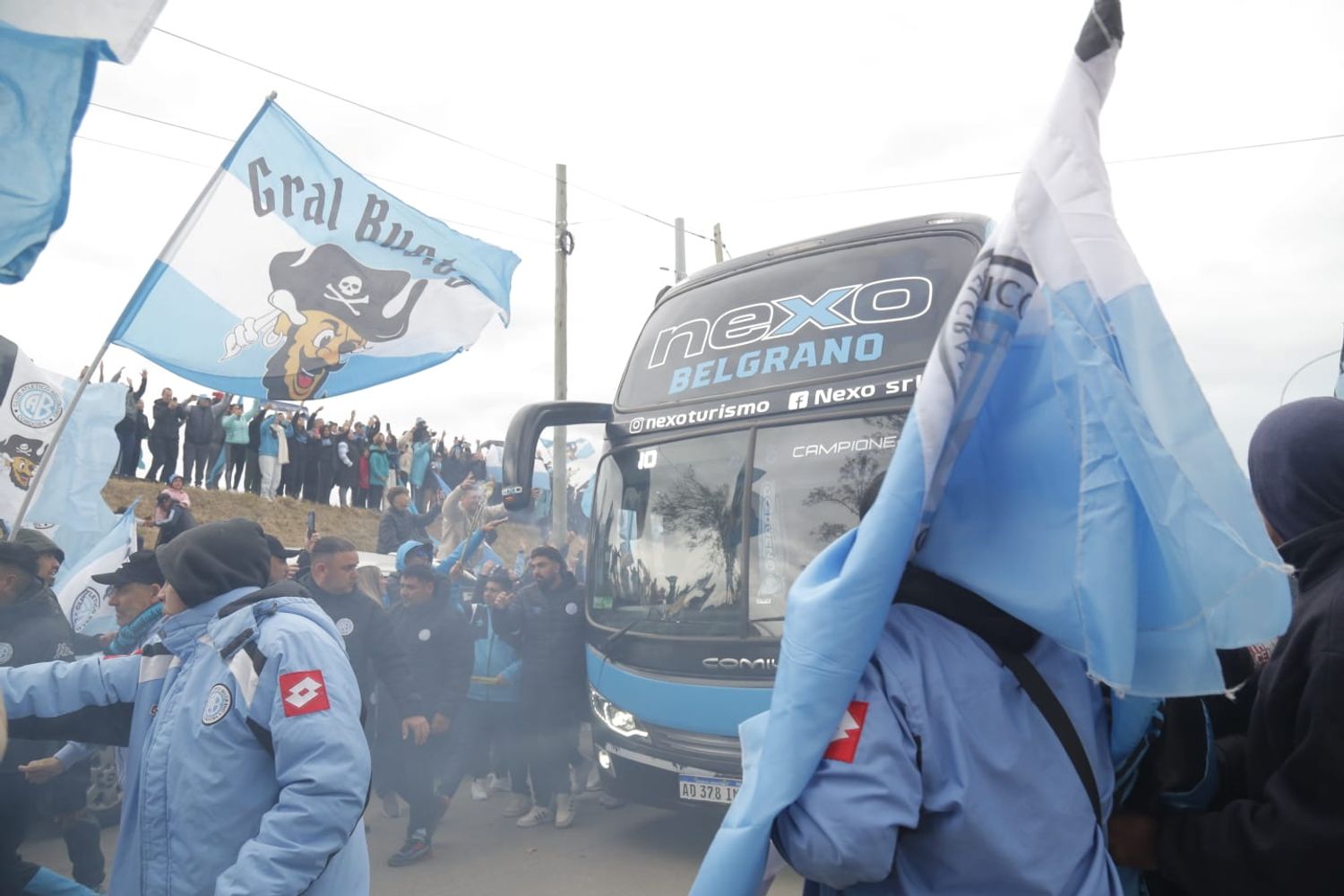 Banderazo de Belgrano.