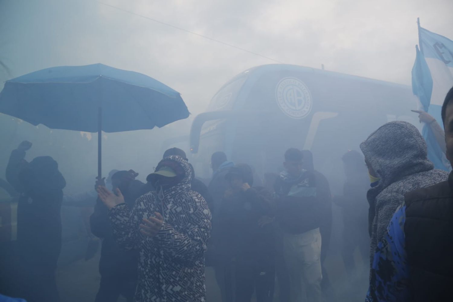 Banderazo de Belgrano.