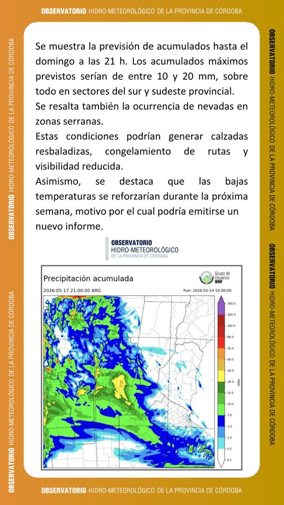 El informe del OHMC para este fin de semana.