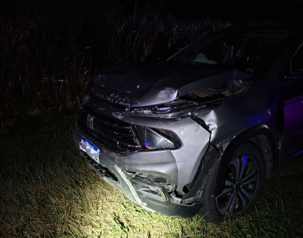 Varias personas heridas en un accidente entre 2 automóviles en Ruta Nacional 19