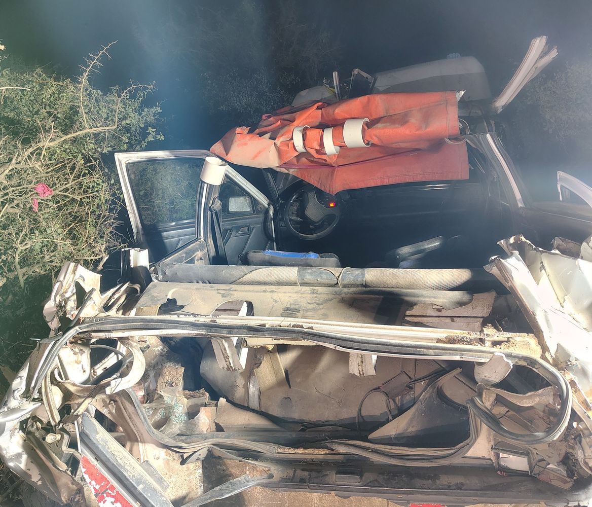 Varias personas heridas en un accidente entre 2 automóviles en Ruta Nacional 19