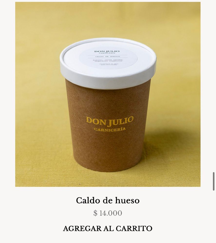 Qué tiene el caldo de hueso que Don Julio vende a $14.000 y todos quieren probar