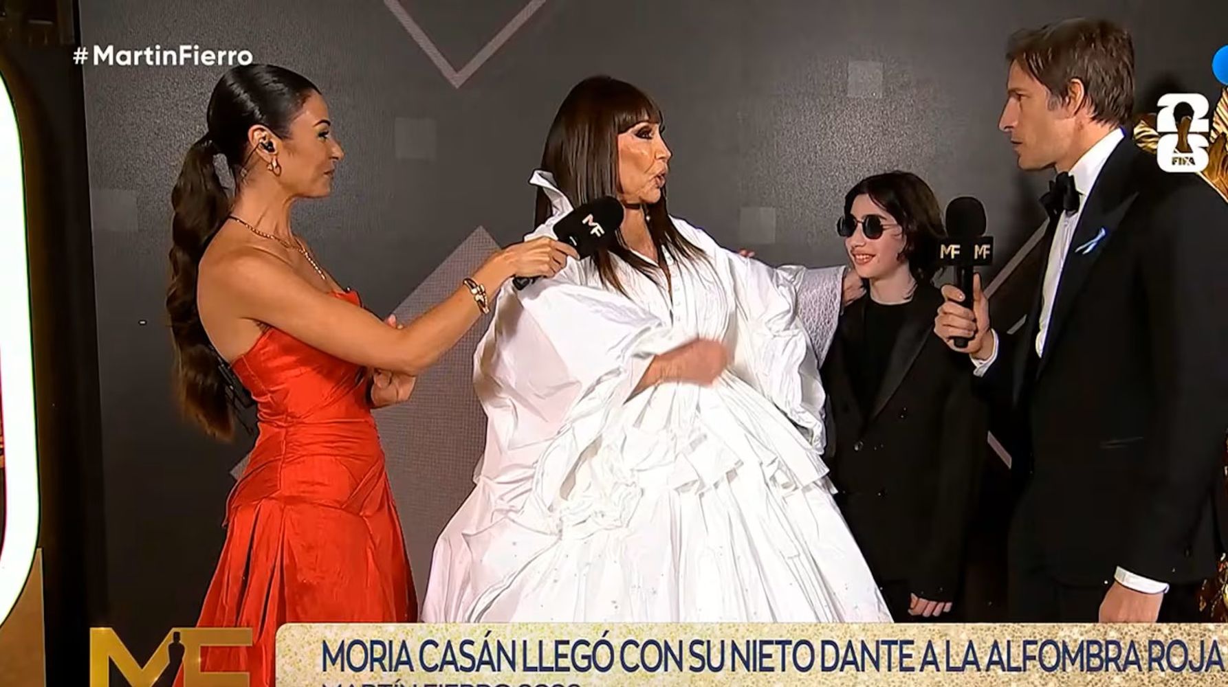 Moria Casán en los Martín Fierro 2026