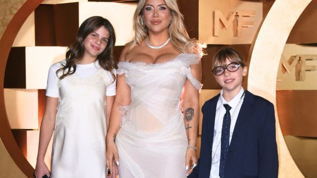 Wanda Nara en los Martín Fierro