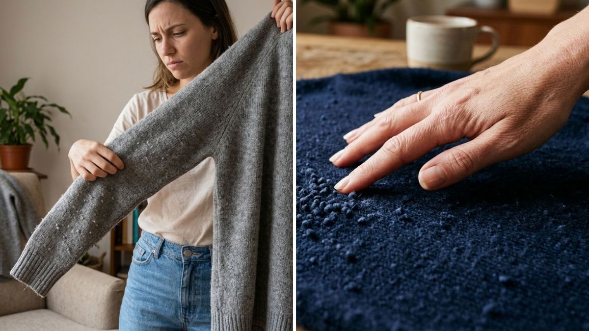 El truco casero para sacar las bolitas de la ropa y transformarla como nueva en menos de 5 minutos
